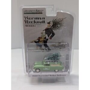 Greenlight Norman Rockwell 1955 Chevrolet Sedan Delivery Chase Variant Green New